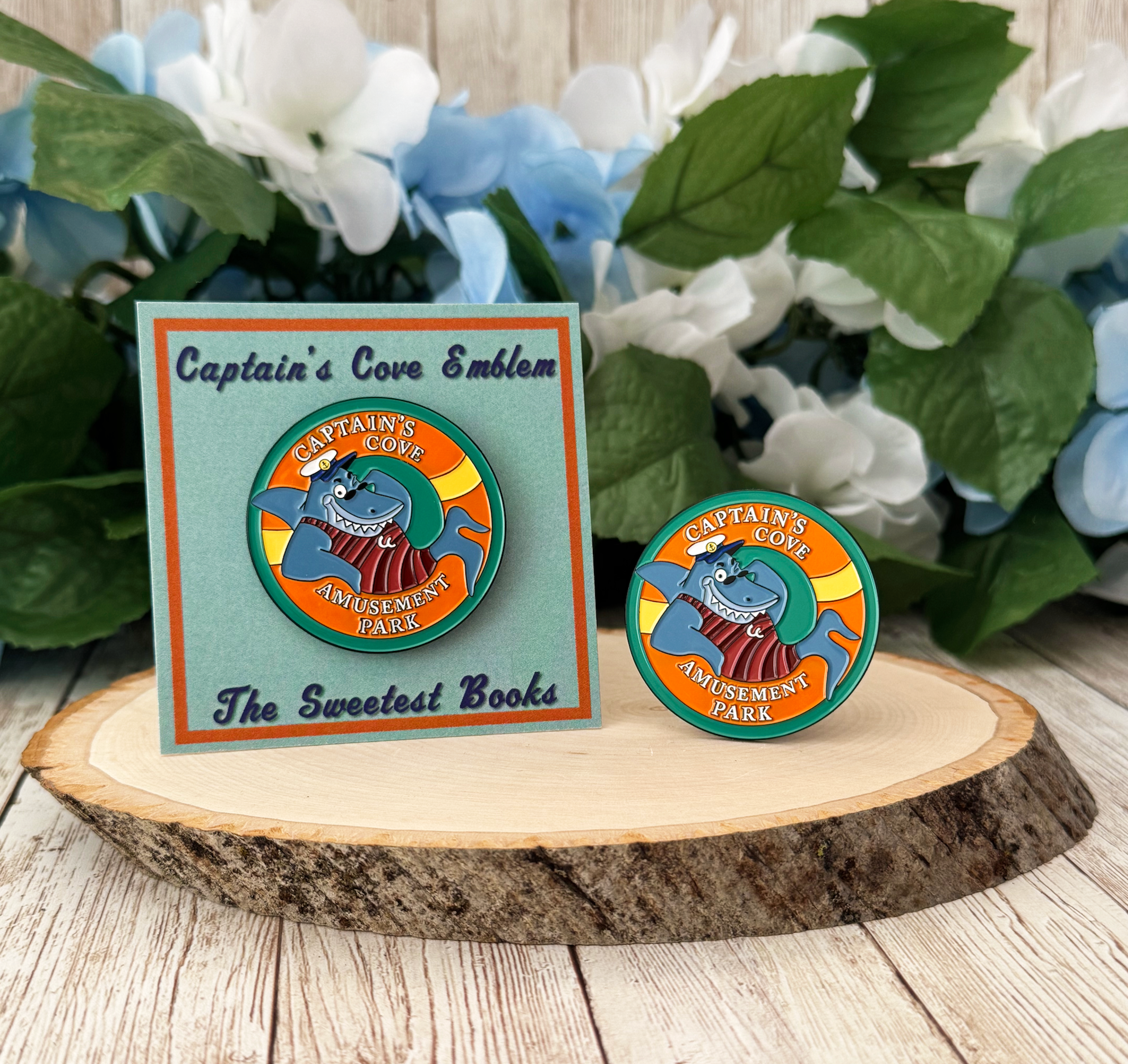 Captain's Cove Emblem Soft Enamel Pin | Nancy Drew The Haunted Carousel