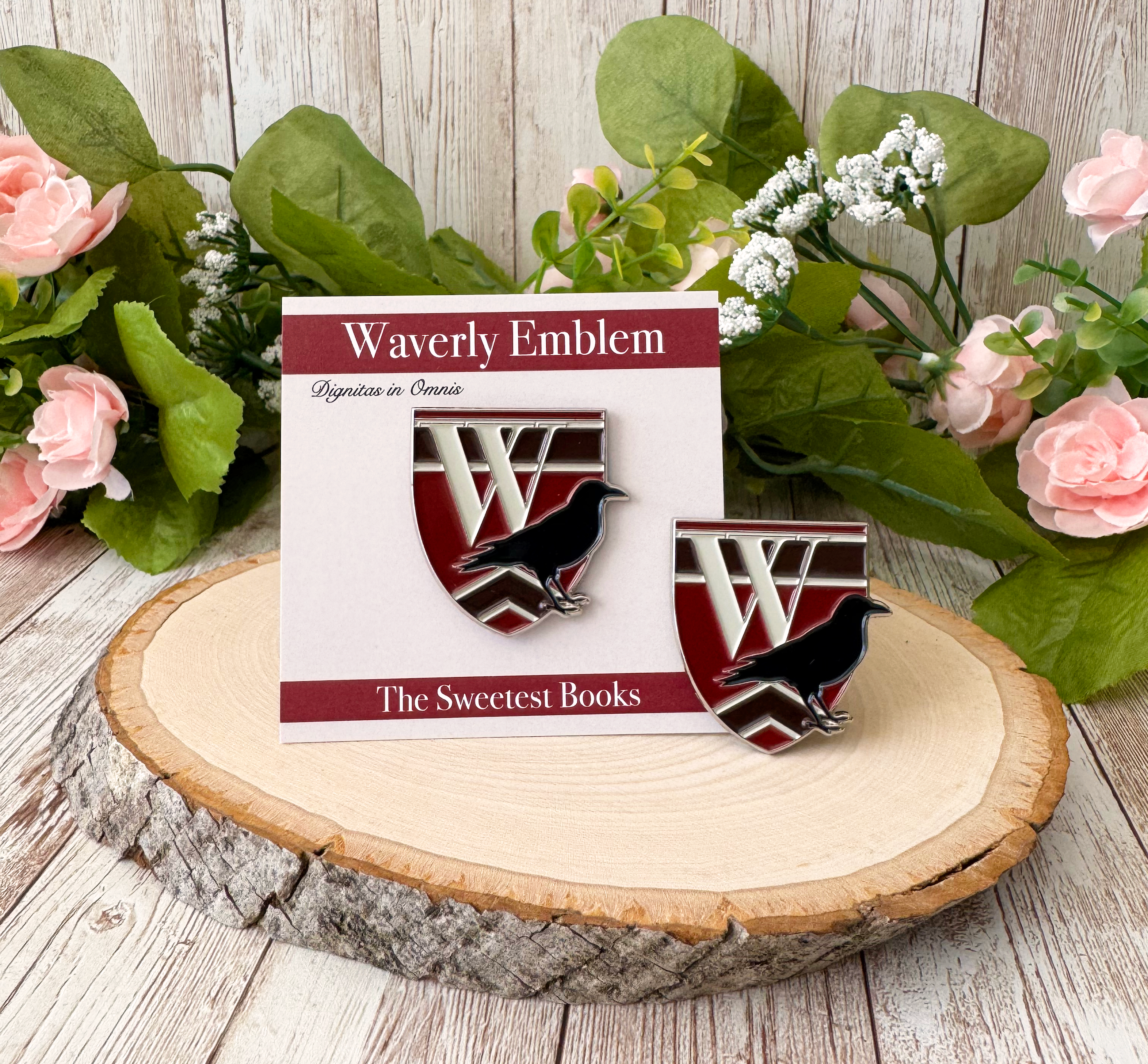 Waverly Emblem Soft Enamel Pin | Nancy Drew Warnings at Waverly Academy