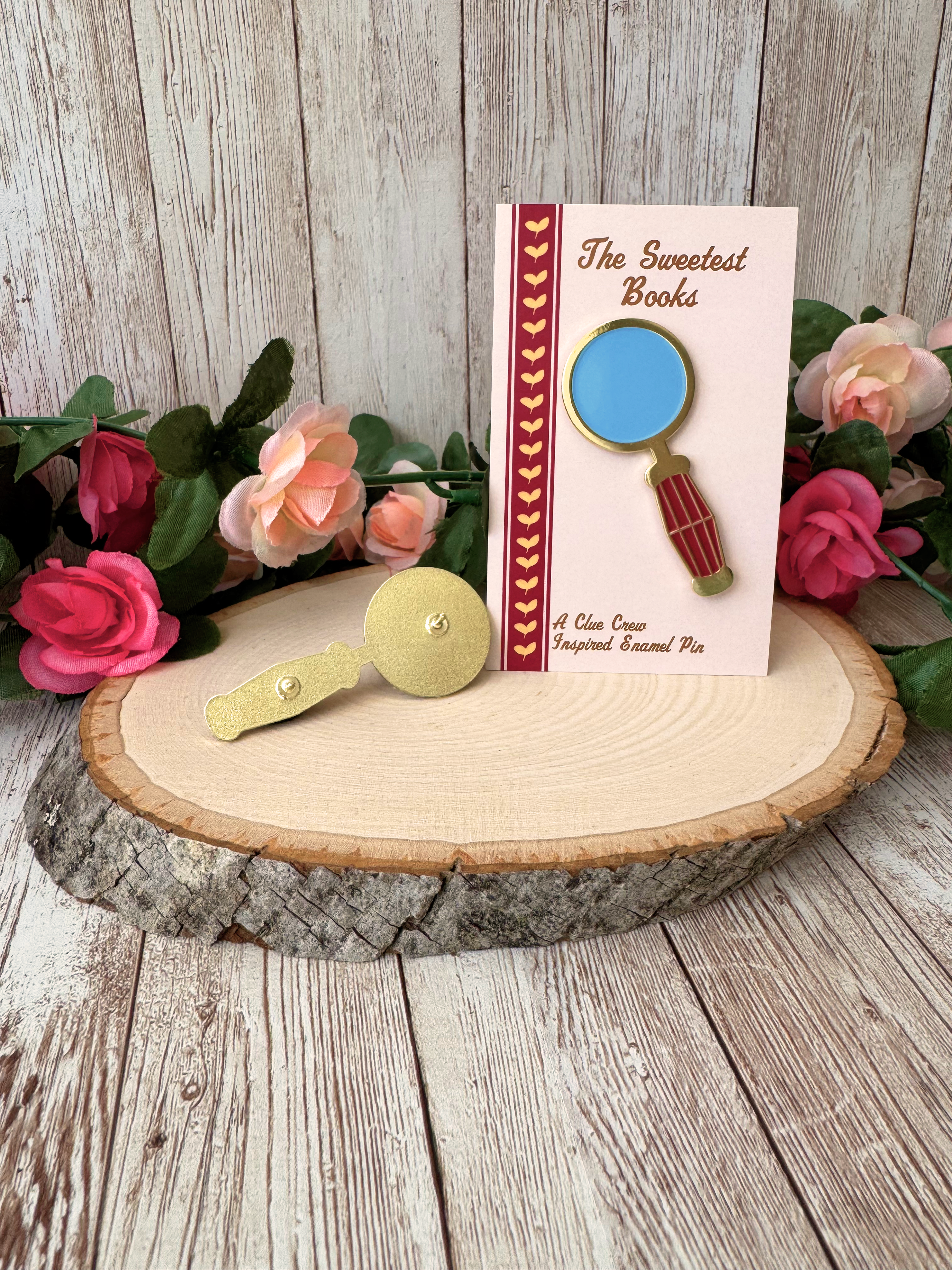 Nancy Drew Magnifying Glass Soft Enamel Pin