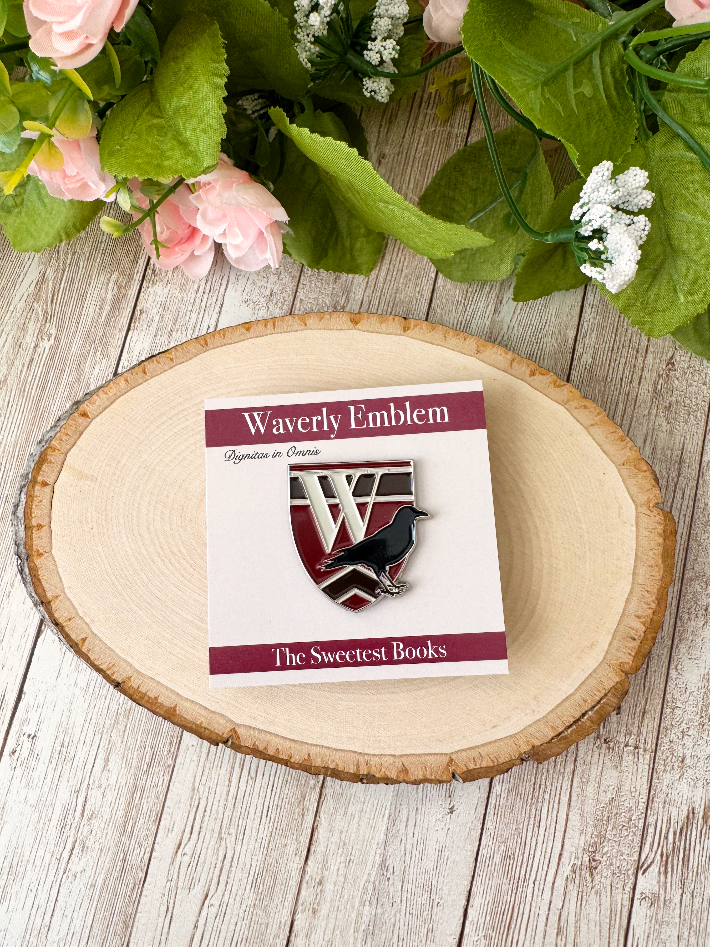 Waverly Emblem Soft Enamel Pin | Nancy Drew Warnings at Waverly Academy