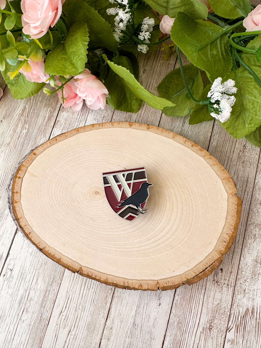 Waverly Emblem Soft Enamel Pin | Nancy Drew Warnings at Waverly Academy