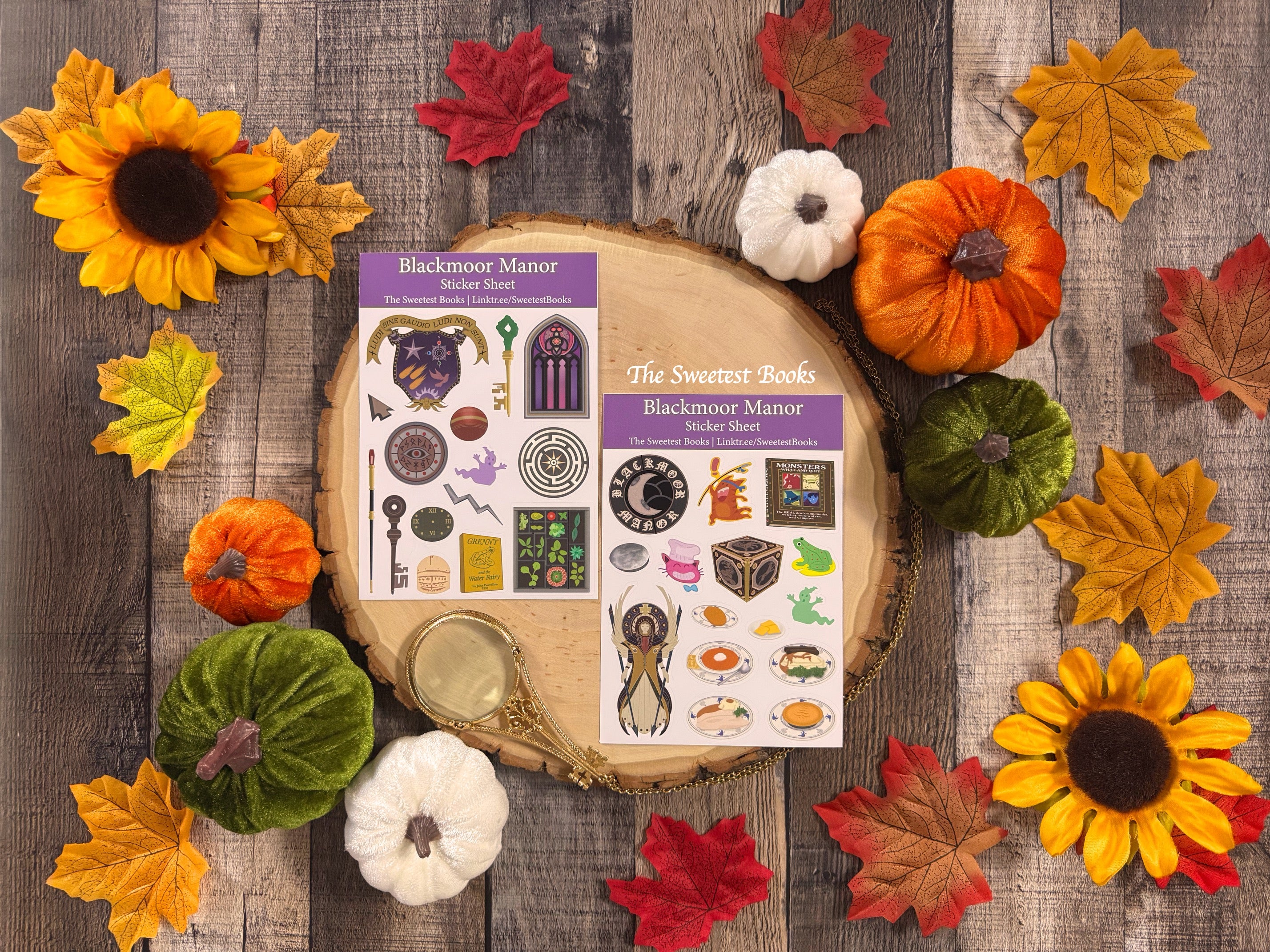 Blackmoor Manor Sticker Sheets | Nancy Drew Curse of Blackmoor Manor