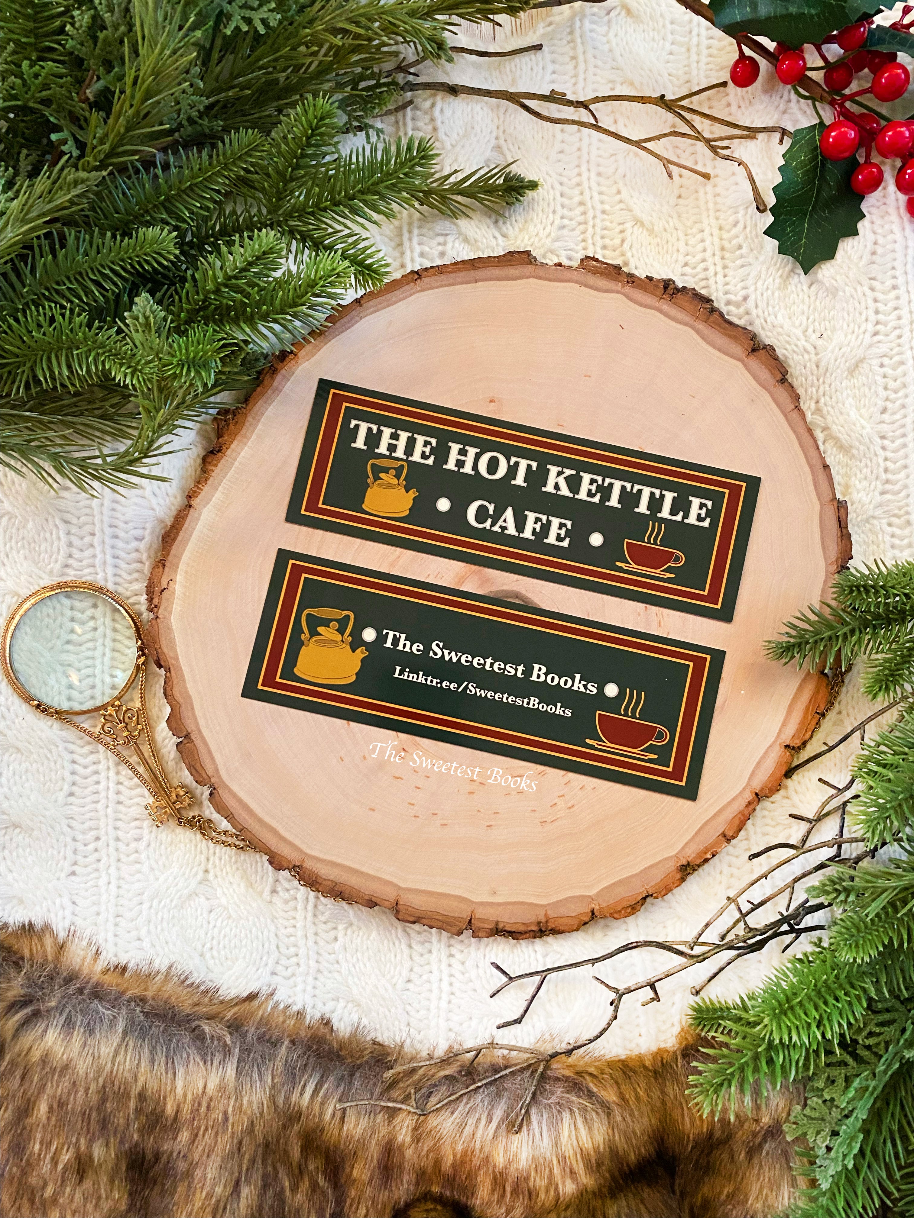 Hot Kettle Cafe Bookmarks | Nancy Drew Danger on Deception Island