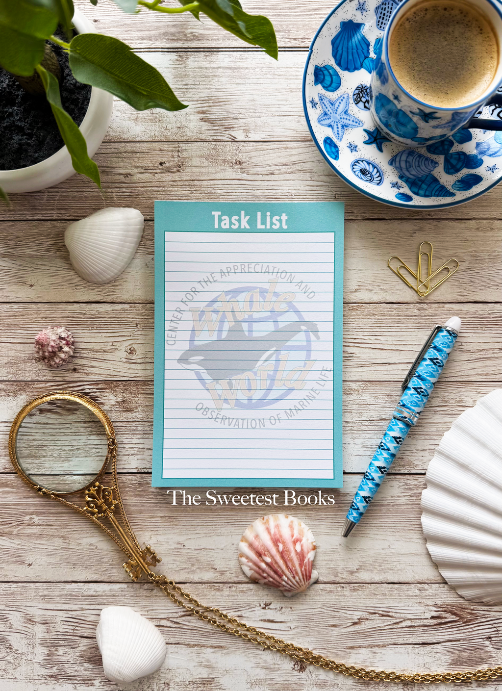 Whale World Notepad | Nancy Drew Danger on Deception Island
