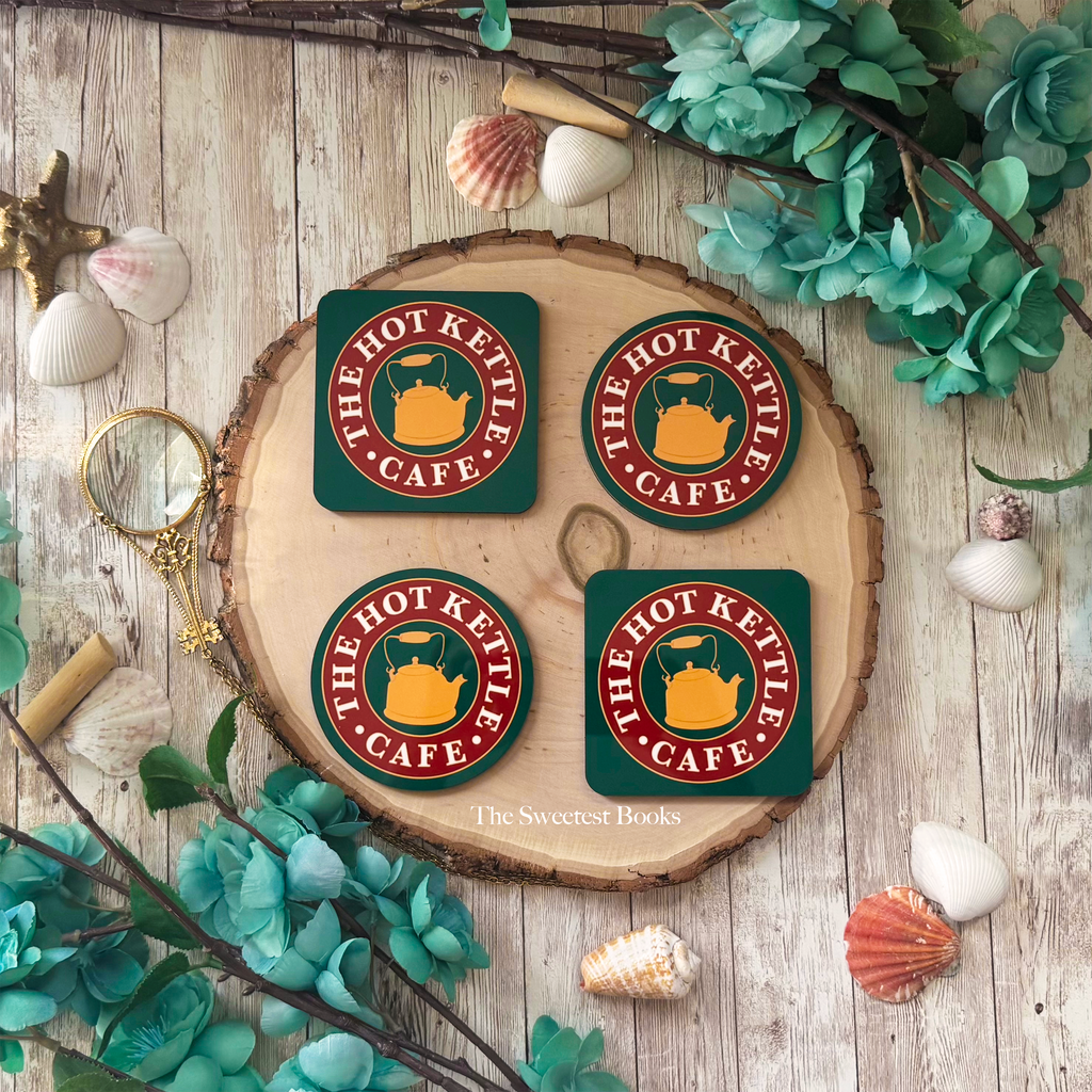 The Hot Kettle Cafe Coaster Set | Nancy Drew Danger on Deception Island