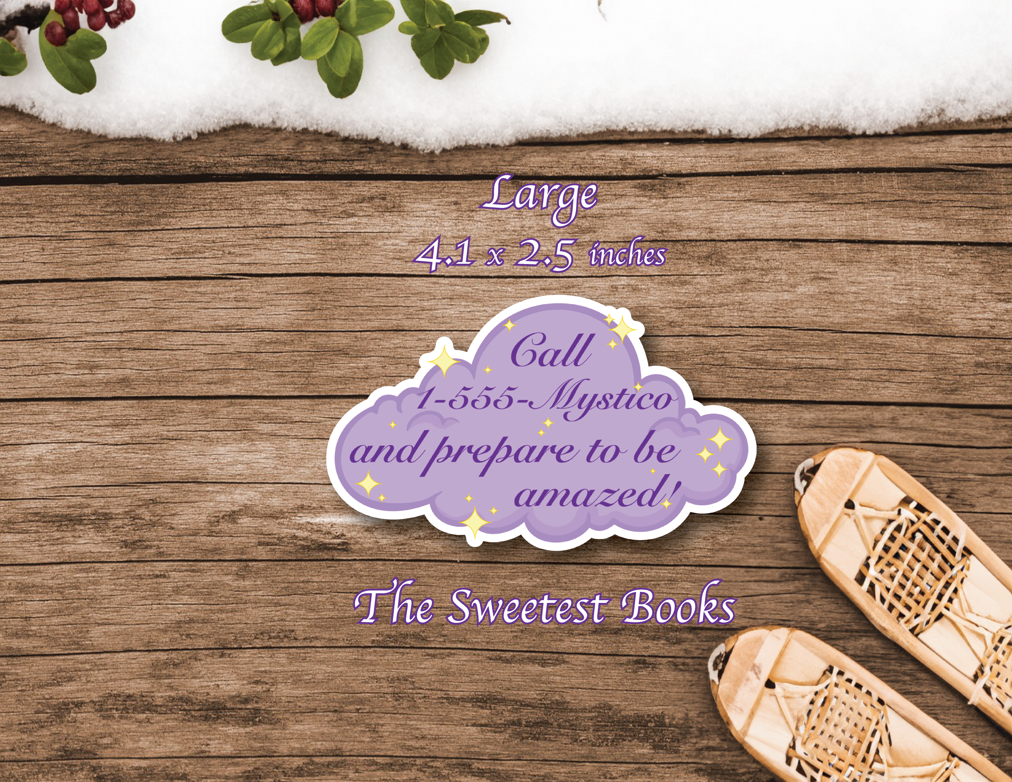 Mystico the Magnificent Sticker | Nancy Drew The White Wolf of Icicle Creek
