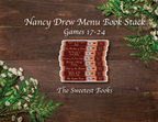 Nancy Drew Menu Book Stack Customizable Sticker