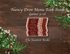 Nancy Drew Menu Book Stack Customizable Sticker