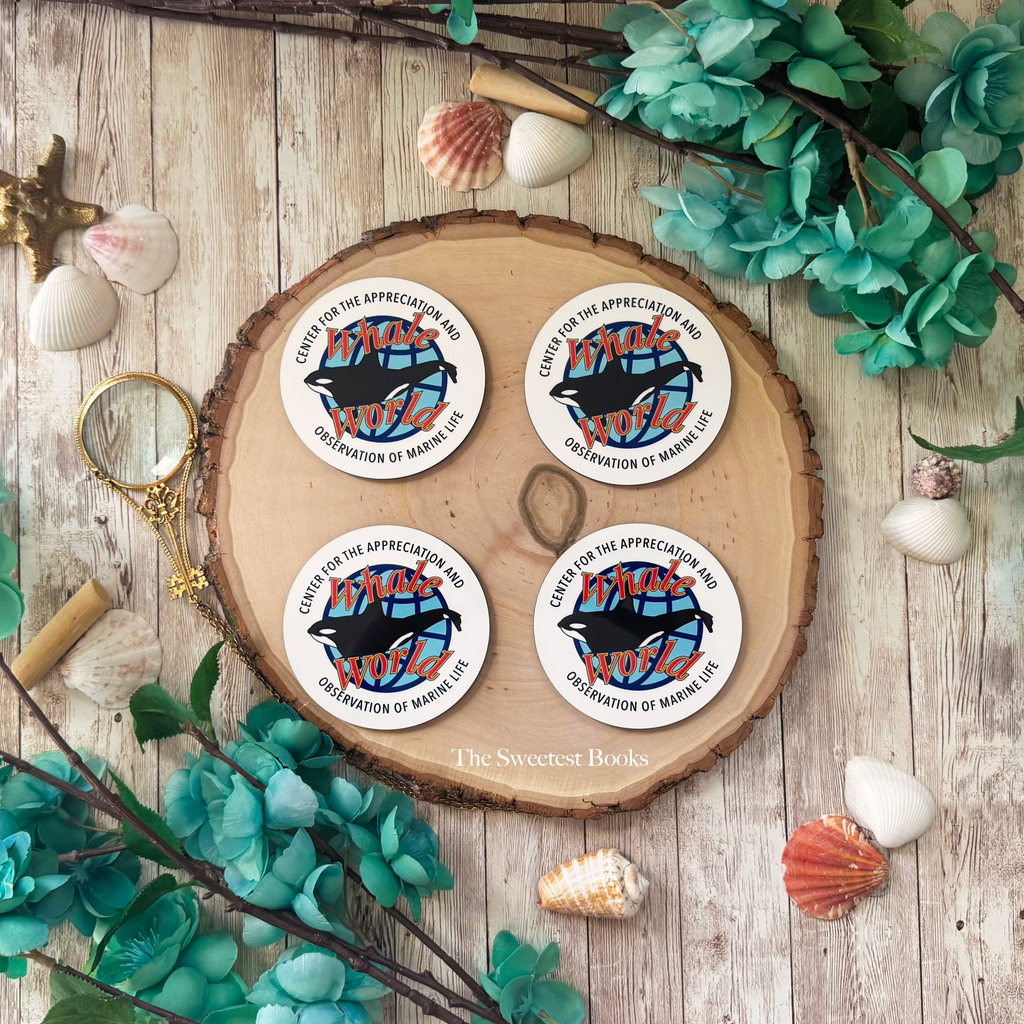 Whale World Coaster Set | Nancy Drew Danger on Deception Island