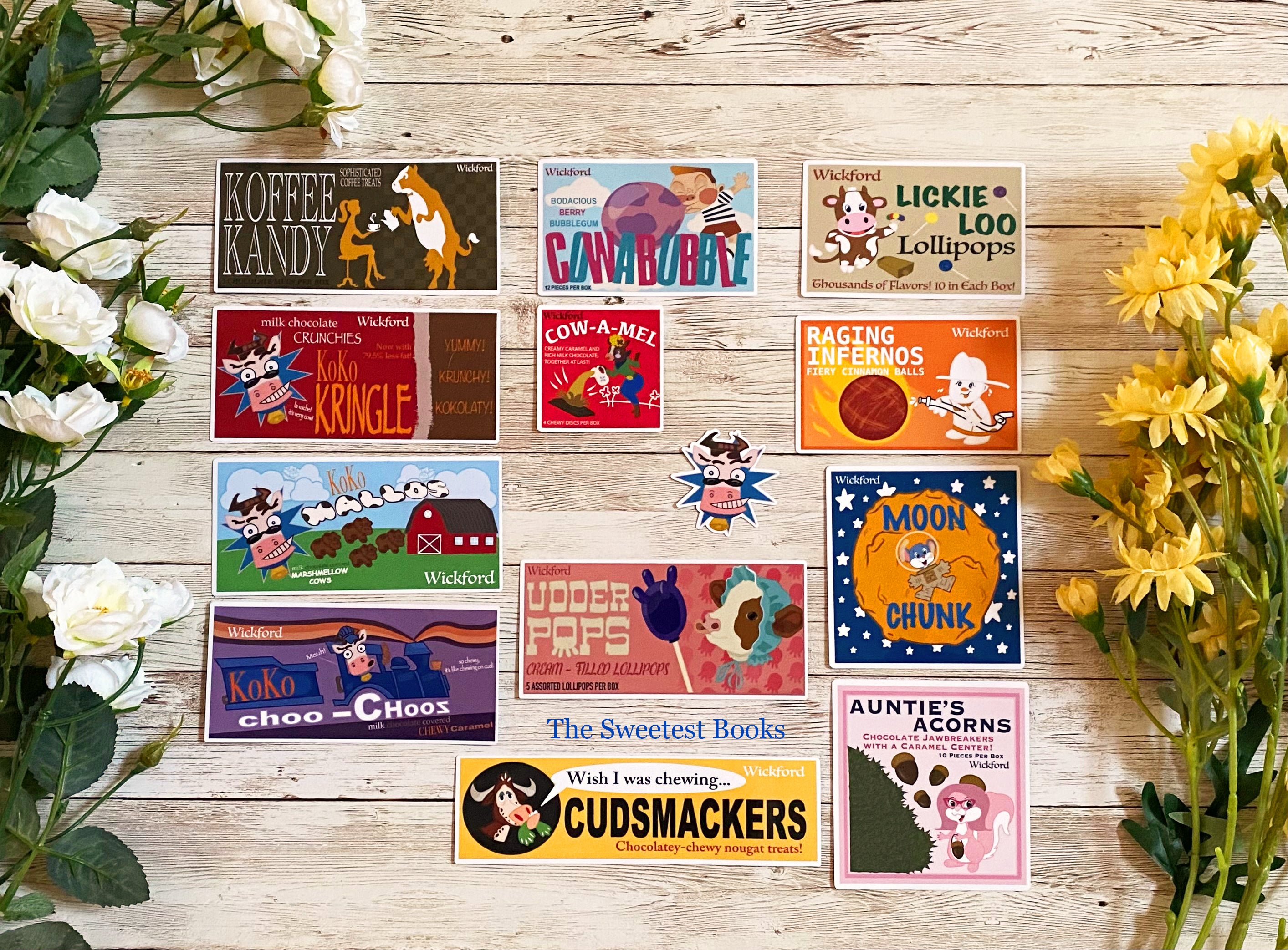 Wickford Candies Die Cut Stickers | Nancy Drew Trail of the Twister