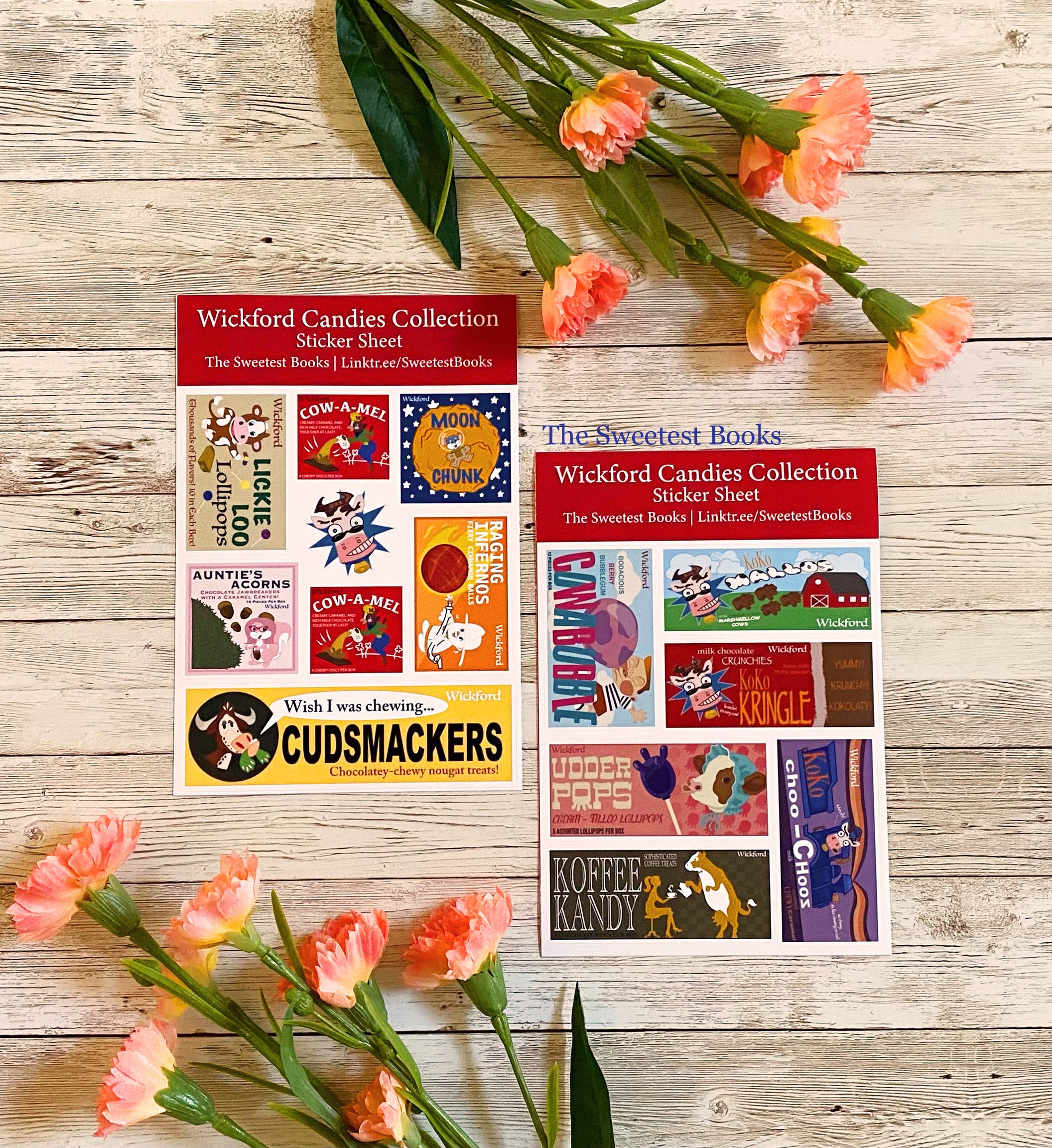 Wickford Candies Sticker Sheets | Nancy Drew Trail of the Twister
