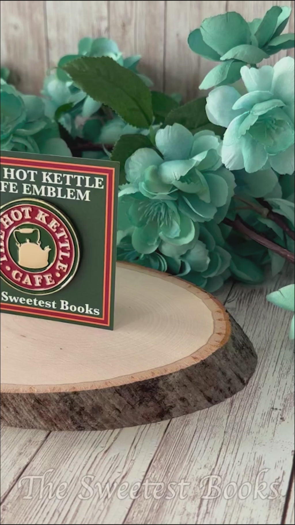 The Hot Kettle Cafe Emblem Soft Enamel Pin | Nancy Drew Danger on Deception Island